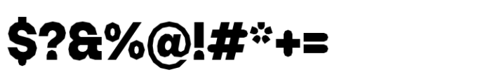 Booster Polygonal Compact Extrabold Font OTHER CHARS