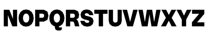 Booster Polygonal Compact Extrabold Font UPPERCASE