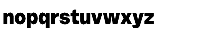Booster Polygonal Compact Extrabold Font LOWERCASE
