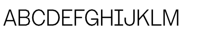 Booster Polygonal Compact Light Font UPPERCASE
