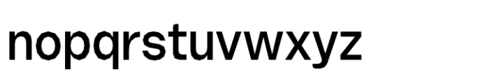 Booster Polygonal Compact Medium Font LOWERCASE