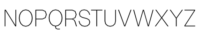 Booster Polygonal Compact Thin Font UPPERCASE