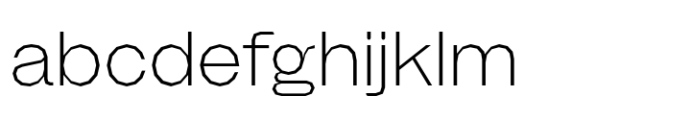 Booster Polygonal Extralight FONT
