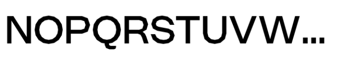 Booster Polygonal Medium Font UPPERCASE
