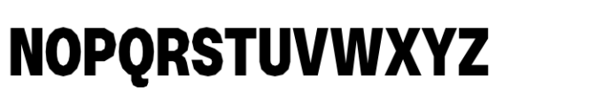 Booster Polygonal Narrow Extrabold Font UPPERCASE