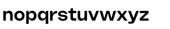 Booster Polygonal Semibold Font LOWERCASE