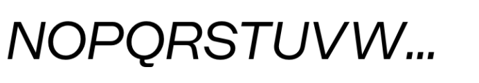 Booster Regular Italic Font UPPERCASE