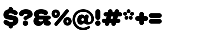 Booster Rounded Black Font OTHER CHARS