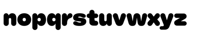 Booster Rounded Black Font LOWERCASE