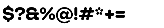 Booster Rounded Bold Font OTHER CHARS