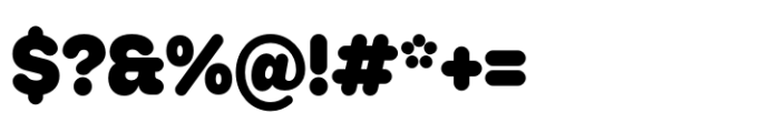 Booster Rounded Compact Black Font OTHER CHARS