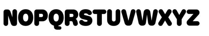 Booster Rounded Compact Black Font UPPERCASE
