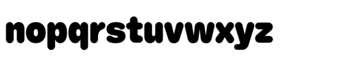Booster Rounded Compact Black Font LOWERCASE