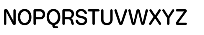 Booster Rounded Compact Medium Font UPPERCASE
