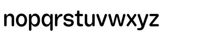 Booster Rounded Compact Medium Font LOWERCASE