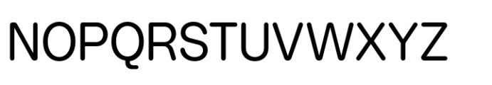 Booster Rounded Compact Regular Font UPPERCASE