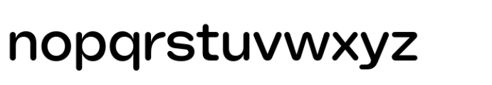 Booster Rounded Medium Font LOWERCASE