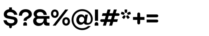 Booster Semibold Font OTHER CHARS