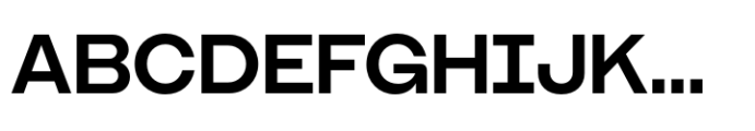 Booster Semibold Font UPPERCASE