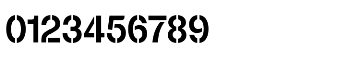 Booster Stencil Compact Semibold Font OTHER CHARS