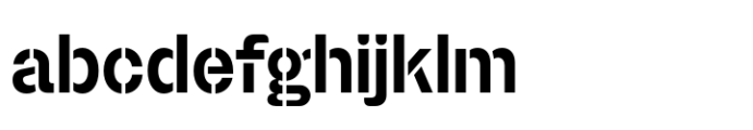 Booster Stencil Compact Semibold FONT