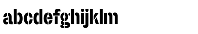 Booster Stencil Narrow Bold FONT
