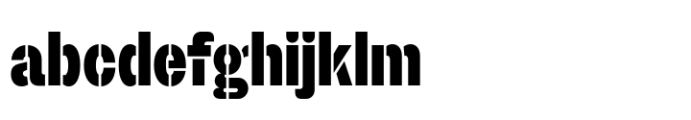 Booster Stencil Narrow Extrabold FONT
