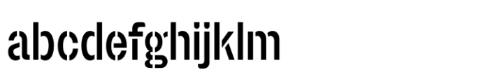 Booster Stencil Narrow Medium FONT