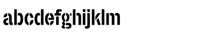 Booster Stencil Narrow Semibold FONT