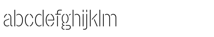 Booster Stencil Narrow Thin FONT