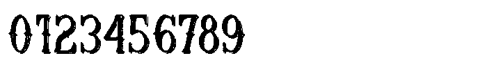 Bootleg Barrels Rough Shadow Font OTHER CHARS