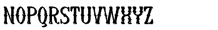 Bootleg Barrels Rough Shadow Font UPPERCASE