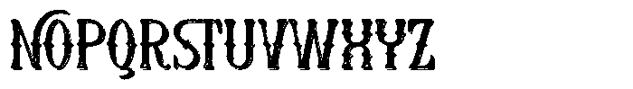 Bootleg Barrels Rough Shadow Font LOWERCASE