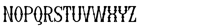 Bootleg Barrels Rough Font UPPERCASE