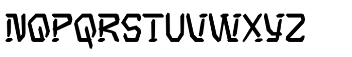 Boowan Regular Font UPPERCASE