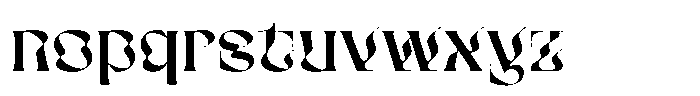 Bophera Font LOWERCASE