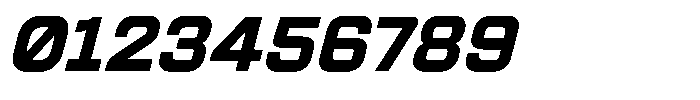 Borac Italic Font OTHER CHARS