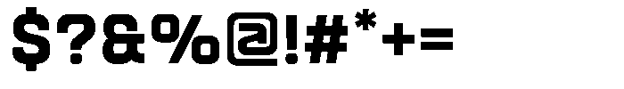 Borac Regular Font OTHER CHARS