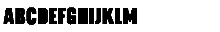 Borad Blur Font UPPERCASE