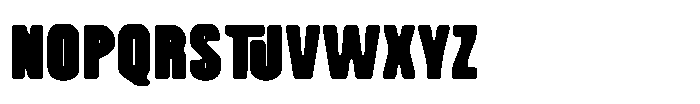 Borad Blur Font UPPERCASE