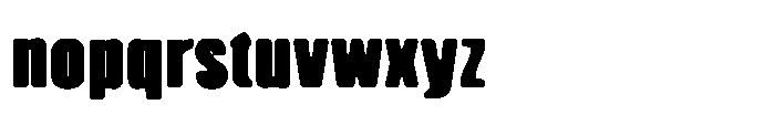 Borad Blur Font LOWERCASE