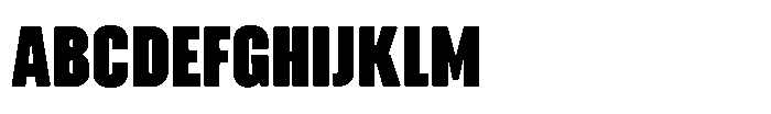 Borad Regular Font UPPERCASE
