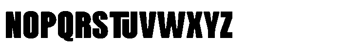 Borad Regular Font UPPERCASE