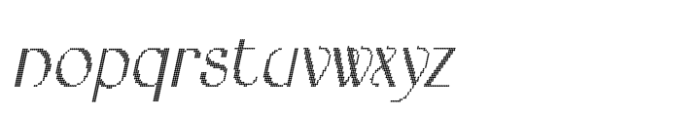 Bordie Disco Italic Font LOWERCASE