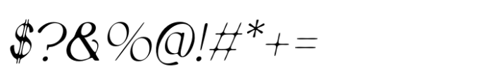 Bordie Drawn Italic Font OTHER CHARS