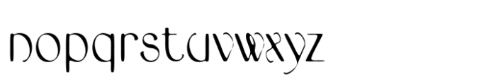 Bordie Drawn Regular Font LOWERCASE