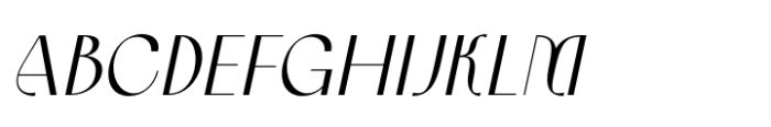 Bordie Italic Font UPPERCASE