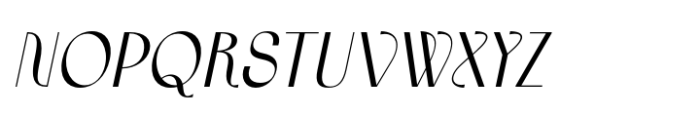 Bordie Italic Font UPPERCASE