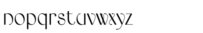 Bordie Regular Font LOWERCASE