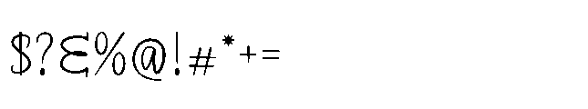 Bordnest Regular Font OTHER CHARS